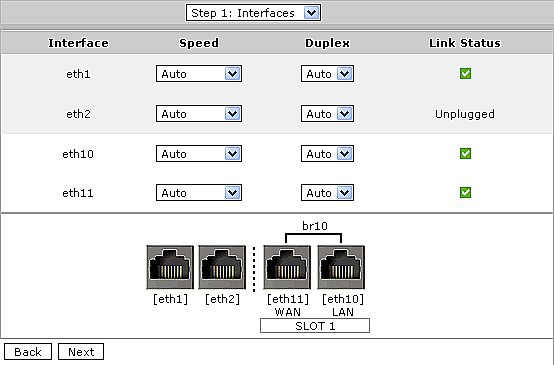 Running the Initial Configuration Wizard